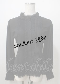 画像1: ATELIER PIERROT / Calmato Blouse  黒 Y-25-07-06-017-EL-BL-SZ-ZY