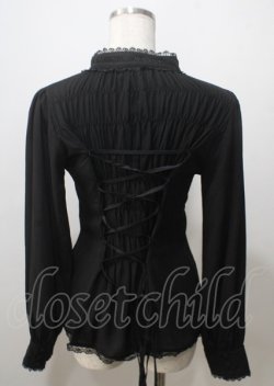 画像2: ATELIER PIERROT / Calmato Blouse  黒 Y-25-07-06-017-EL-BL-SZ-ZY