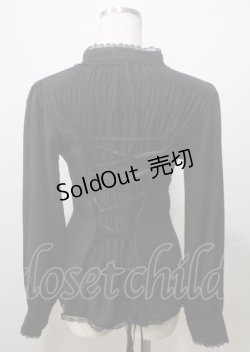 画像2: ATELIER PIERROT / Calmato Blouse  黒 Y-25-07-06-017-EL-BL-SZ-ZY