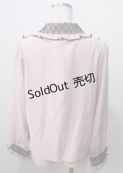 画像2: DearMyLove / ハートドットチュール重ねバックルブラウス  ピンク Y-25-07-06-020-EL-BL-SZ-ZY