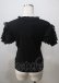 画像2: axes femme POETIQUE / ローズ刺繍フリル袖カットプルオーバー  黒 Y-25-07-06-025-AX-TO-SZ-ZY (2)
