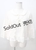 axes femme POETIQUE / レースレイヤードブラウス  生成り Y-25-07-06-026-AX-BL-SZ-ZY