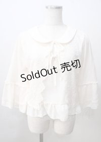 axes femme POETIQUE / レースレイヤードブラウス  生成り Y-25-07-06-026-AX-BL-SZ-ZY