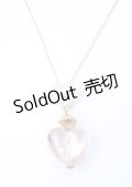 m petit by misako / AMハートネックレス  中桃 Y-25-07-06-004-LO-AC-SZ-ZY