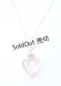 m petit by misako / AMハートネックレス  中桃 Y-25-07-06-004-LO-AC-SZ-ZY