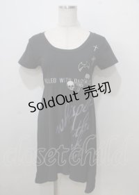 GHOST of HARLEM / ワッペン付きチュニ  黒 Y-25-07-06-034-GL-TO-SZ-ZY