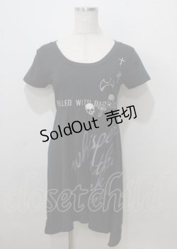 画像1: GHOST of HARLEM / ワッペン付きチュニ  黒 Y-25-07-06-034-GL-TO-SZ-ZY