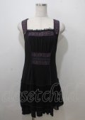 OZZ ANGELO / 刺繍入りチュニ  黒 Y-25-07-06-037-OO-OP-SZ-ZY