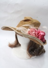 危機裸裸商店 / スエードジャガードハット  キャメル Y-25-07-08-062-GO-AC-SZ-ZT-K004