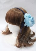 Innocent World / 紫陽花と薔薇のカチューシャ - ブルー Y-25-07-08-069-IW-AC-SZ-ZY
