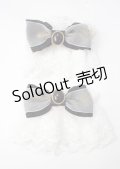 Angelic Pretty / Princessロゴリボンお袖とめ  クロ Y-25-07-08-008-AP-ZA-SZ-ZY