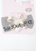 m petit by misako / AMPLリボンブローチ  中金 Y-25-07-08-013-LO-AC-SZ-ZT168-F003