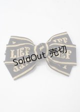 LIEF / ロゴリボンクリップ  黒 Y-25-07-08-019-LO-AC-SZ-ZY