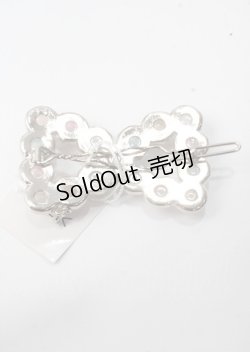 画像2: MILK / クリスタルribbonバレッタ  シルバー×キャンディカラー Y-25-07-08-031-ML-AC-SZ-ZT168-F003