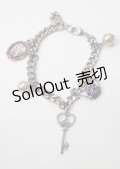 axes femme / ヴィンテージ風バッグチャーム  シルバー Y-25-07-08-033-AX-ZA-SZ-ZY