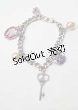 axes femme / ヴィンテージ風バッグチャーム  シルバー Y-25-07-08-033-AX-ZA-SZ-ZY