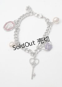axes femme / ヴィンテージ風バッグチャーム  シルバー Y-25-07-08-033-AX-ZA-SZ-ZY