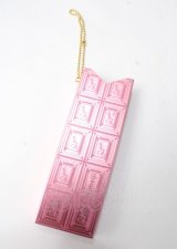 Q-pot. / Q-pot.デザイン 明治ミルチ限定スティックパックケース  ピンク Y-25-07-08-041-QP-ZA-SZ-ZY