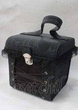 画像1: alice auaa / BAG バニティーバッグ  黒 Y-25-07-08-056-AA-BG-AS-ZY