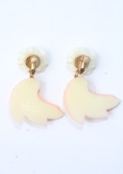 画像4: Q-pot. / ピーチホイップイヤリング   Y-25-07-11-039-QP-AC-SZ-ZY