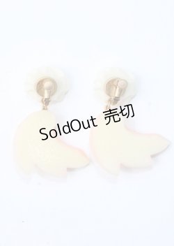 画像4: Q-pot. / ピーチホイップイヤリング   Y-25-07-11-039-QP-AC-SZ-ZY