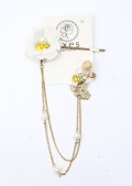 axes femme /花ｘ蝶イヤカフセット - ゴールド Y-25-07-11-041-AX-CO-SZ-ZT0713Y