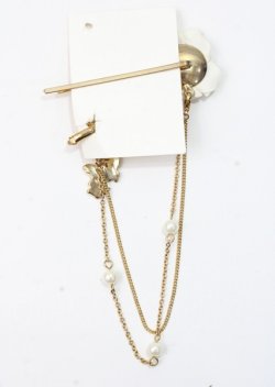 画像2: axes femme /花ｘ蝶イヤカフセット - ゴールド Y-25-07-11-041-AX-CO-SZ-ZY