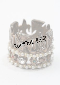 画像1: Jane Marple / パールクラウンリング  シルバー Y-25-07-11-004-JM-AC-AS-ZY