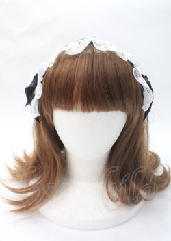 画像4: marcHenTica / 浴衣風ワンピースヘッドドレス  黒 Y-25-07-11-048-LO-AC-SZ-ZY