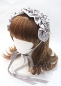 axes femme kawaii / プチリボンヘッドドレス F グレー Y-25-07-11-050-AX-AC-SZ-ZY