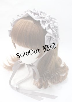 画像1: axes femme kawaii / プチリボンヘッドドレス F グレー Y-25-07-11-050-AX-AC-SZ-ZY