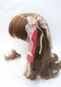 Angelic Pretty / Sweet Jelly Girlリボンクリップ  ボルドー Y-25-07-11-051-AP-AC-SZ-ZT0713Y