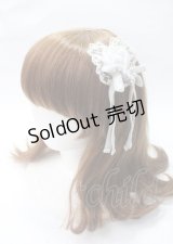 Angelic Pretty / Angel Bouquetリボンクリップ  白 Y-25-07-11-054-AP-AC-SZ-ZY