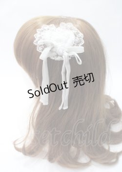 画像2: Angelic Pretty / Angel Bouquetリボンクリップ  白 Y-25-07-11-054-AP-AC-SZ-ZY