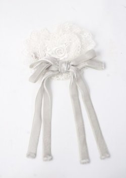 画像3: Angelic Pretty / Angel Bouquetリボンクリップ  白 Y-25-07-11-054-AP-AC-SZ-ZY