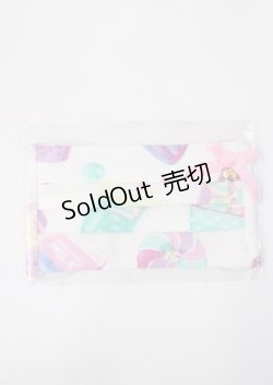 画像1: Angelic Pretty / Fancy Candyマスクカバー  シロ Y-25-07-11-055-AP-ZA-SZ-ZT169-F004