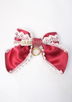 画像3: BABY,THE STARS SHINE BRIGHT / Petal fortune tellingリボンコーム  アカ Y-25-07-11-058-BA-AC-SZ-ZT168-F001