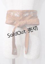 axes femme / 薔薇刺繍サッシュベルト   Y-25-07-11-060-AX-ZA-SZ-ZT169-F003