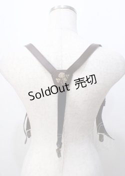 画像2: axes femme / クラシカルローズサスペンダー  茶 Y-25-07-11-061-AX-ZA-SZ-ZT169-F004