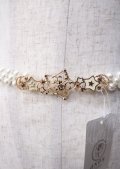 axes femme / スターライトパールゴムベルト  ゴールド Y-25-07-11-062-AX-ZA-SZ-ZY