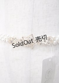 axes femme / スターライトパールゴムベルト  ゴールド Y-25-07-11-062-AX-ZA-SZ-ZY