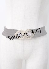 axes femme POETIQUE / ハートローズゴムベルト  ゴールド Y-25-07-11-065-AX-ZA-SZ-ZY