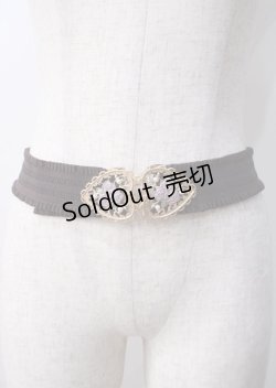 画像1: axes femme POETIQUE / ハートローズゴムベルト  ゴールド Y-25-07-11-065-AX-ZA-SZ-ZY