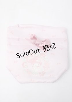 画像1: Maison de FLEUR / マイメロ巾着ホポーチ  ピンク Y-25-07-11-068-LO-ZA-SZ-ZT169