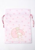 Maison de FLEUR / /マイメロ巾着ポーチ  ピンク Y-25-07-11-071-LO-ZA-SZ-ZT0713Y