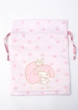 Maison de FLEUR / /マイメロ巾着ポーチ  ピンク Y-25-07-11-071-LO-ZA-SZ-ZT168-F007