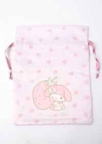 Maison de FLEUR / /マイメロ巾着ポーチ  ピンク Y-25-07-11-071-LO-ZA-SZ-ZT168-F007