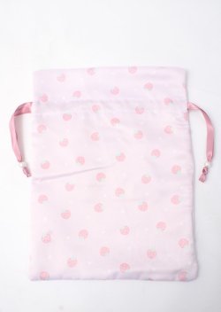 画像2: Maison de FLEUR / /マイメロ巾着ポーチ  ピンク Y-25-07-11-071-LO-ZA-SZ-ZT168-F007