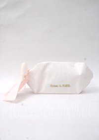 Maison de FLEUR / フラワージャガードキャラメルポーチ  ピンク Y-25-07-11-072-LO-ZA-AS-ZT169