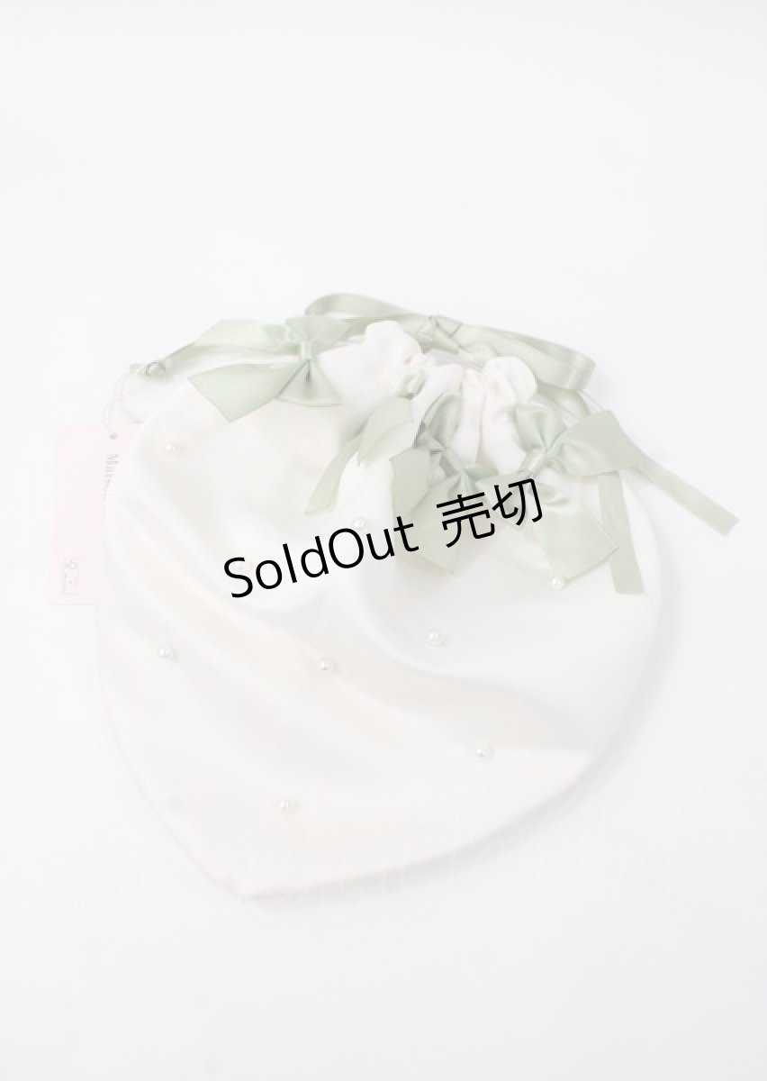画像1: Maison de FLEUR / EC限定いちご巾着  白 Y-25-07-11-074-LO-BG-SZ-ZT169-F004 (1)